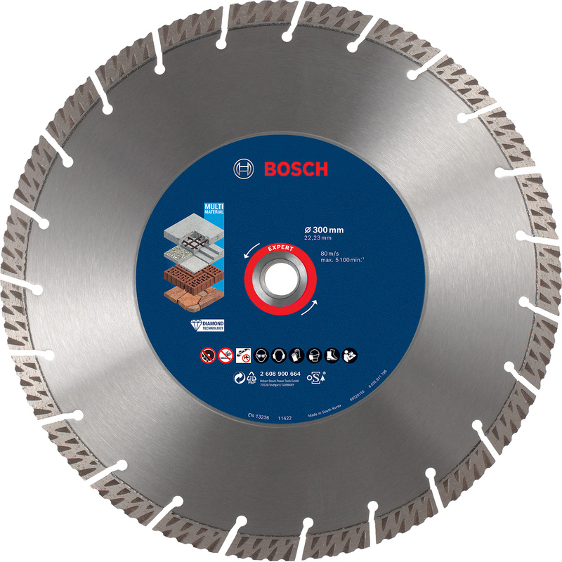 Bosch EXPERT Multi Material Diamond Blade 300 x 22.23mm