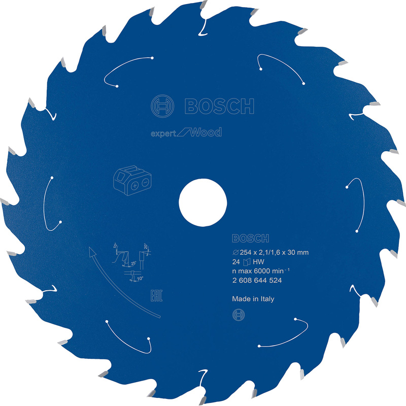 Bosch EXPERT Cordless Circular Saw Blade 254 x 30 x 24T