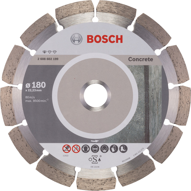 Bosch Concrete Diamond Cutting Blade 180 x 22.23mm