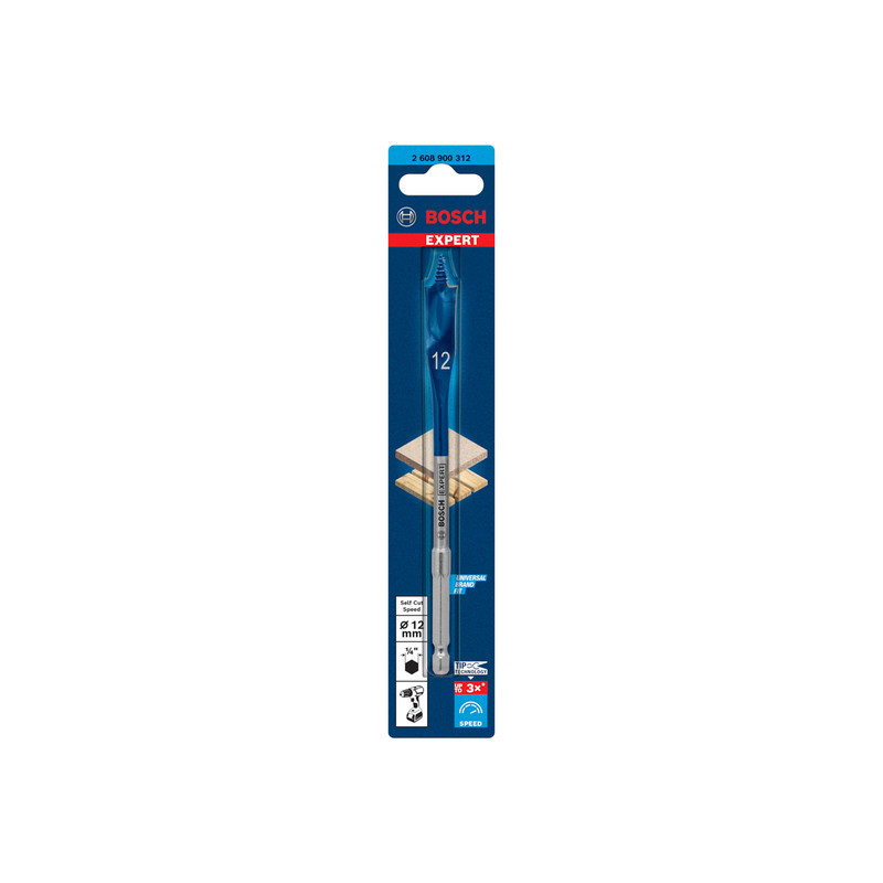 Bosch Expert Self Cut Speed Wood Drill Bit 12 x 152mm