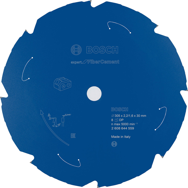 Bosch EXPERT Cordless Fibre Cement Circular Saw Blades 305 x 30 x 8T