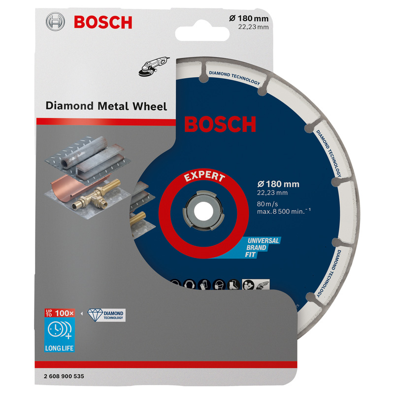 Bosch EXPERT Diamond Metal Cutting Disc 180 x 22.23mm