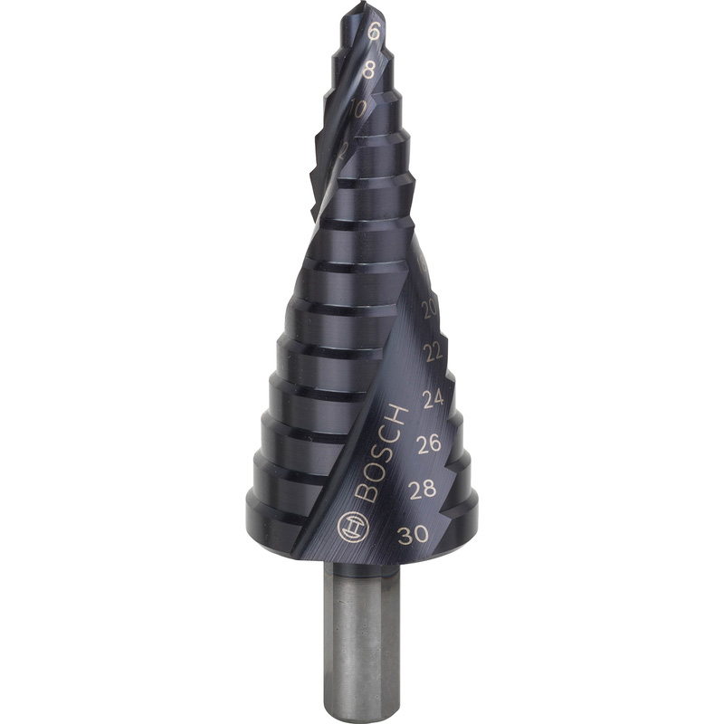 Bosch HSS-AlTiN Step Drill Bit 6 - 30mm