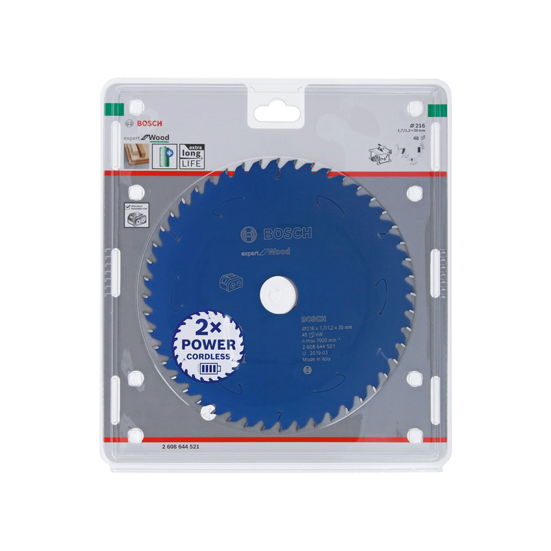 Bosch EXPERT Cordless Circular Saw Blade 216 x 30 x 48T