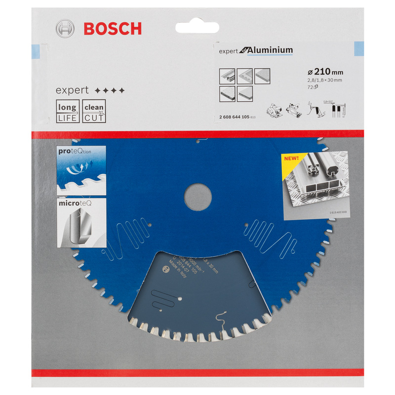 Bosch EXPERT Aluminium Circular Saw Blade 210 x 30 x 72T