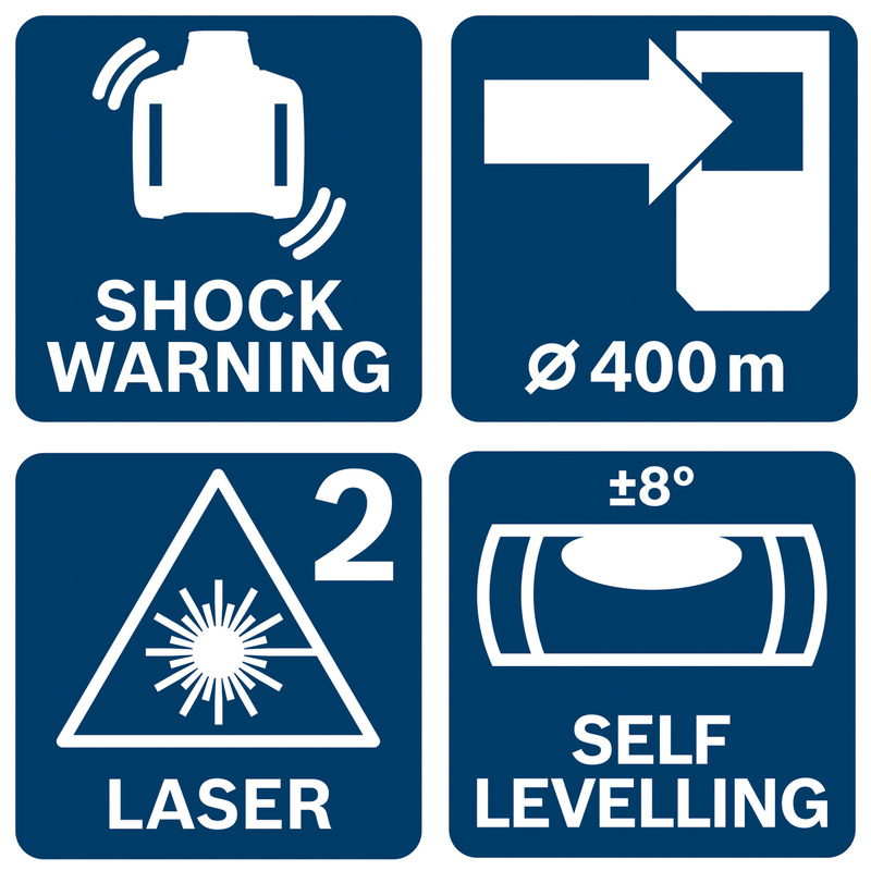 Bosch Professional GRL400 Rotary Red Laser Kit GRL 400H + LR1