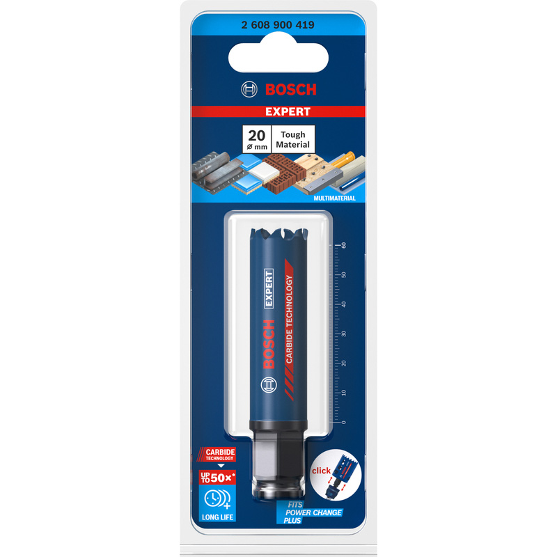 Bosch EXPERT Tough Material Holesaw 20mm