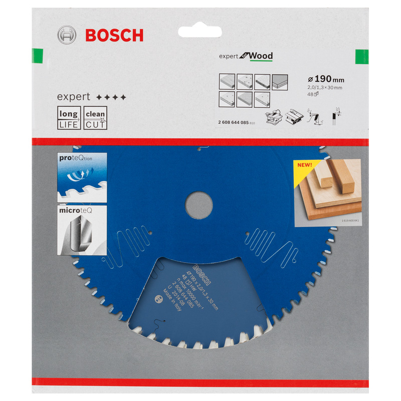 Bosch EXPERT Circular Saw Blade 190 x 30 x 48T