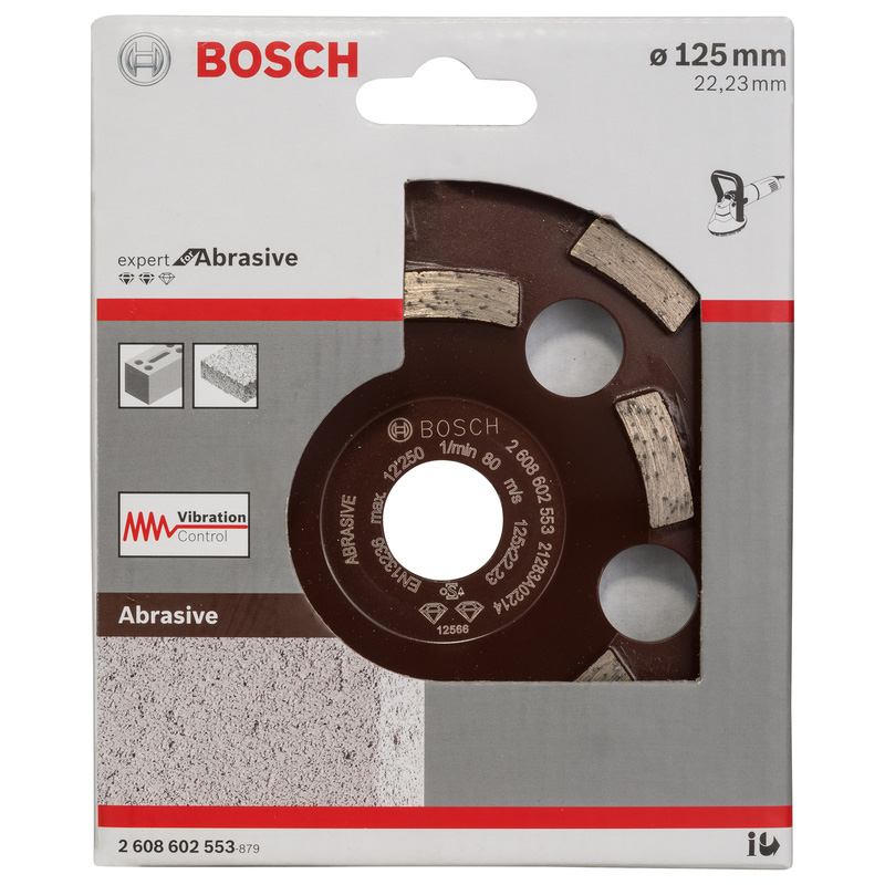 Bosch EXPERT Diamond Abrasive Grinding Head 125 x 22.23mm