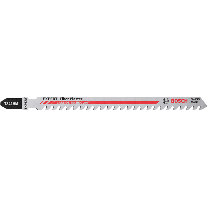 Bosch EXPERT Bayonet Jigsaw Blade T341HM Fibre Plaster 3 Pack