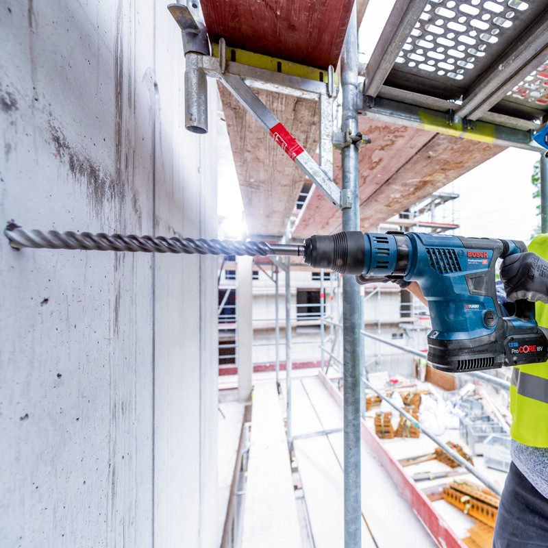 Bosch 18V Bi Turbo Brushless SDS-Max Hammer Drill GBH18V-36 C 2 x 8.0Ah