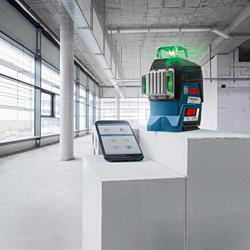 Bosch Professional GLL380CG 12V Multi Line Laser Level Green