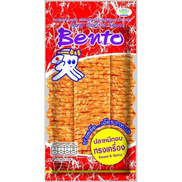 Bento Squid Seafood Snack (Sweet & Spicy) 20g