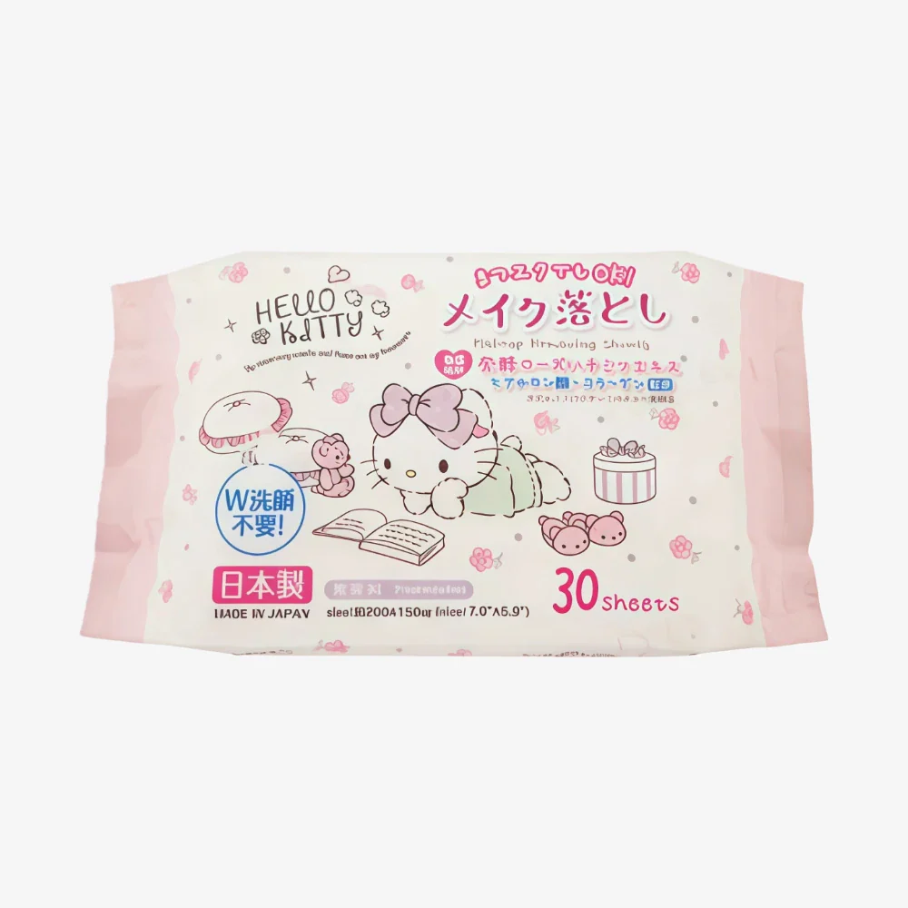 DAISO Makeup Removing Sheet Hello Kitty 30 sheets