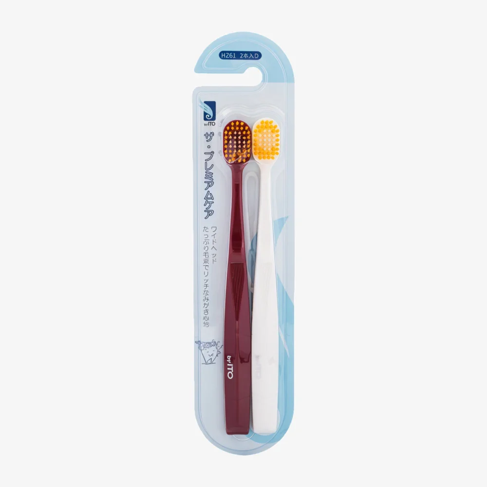 ITO -- Soft Bristle Toothbrush 2pcs