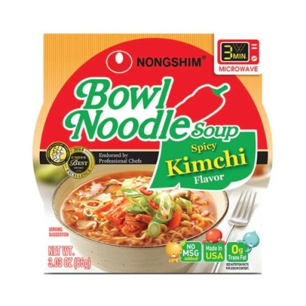 NONGSHIM Bowl Noodle Soup (Kimchi Flavor) 86g