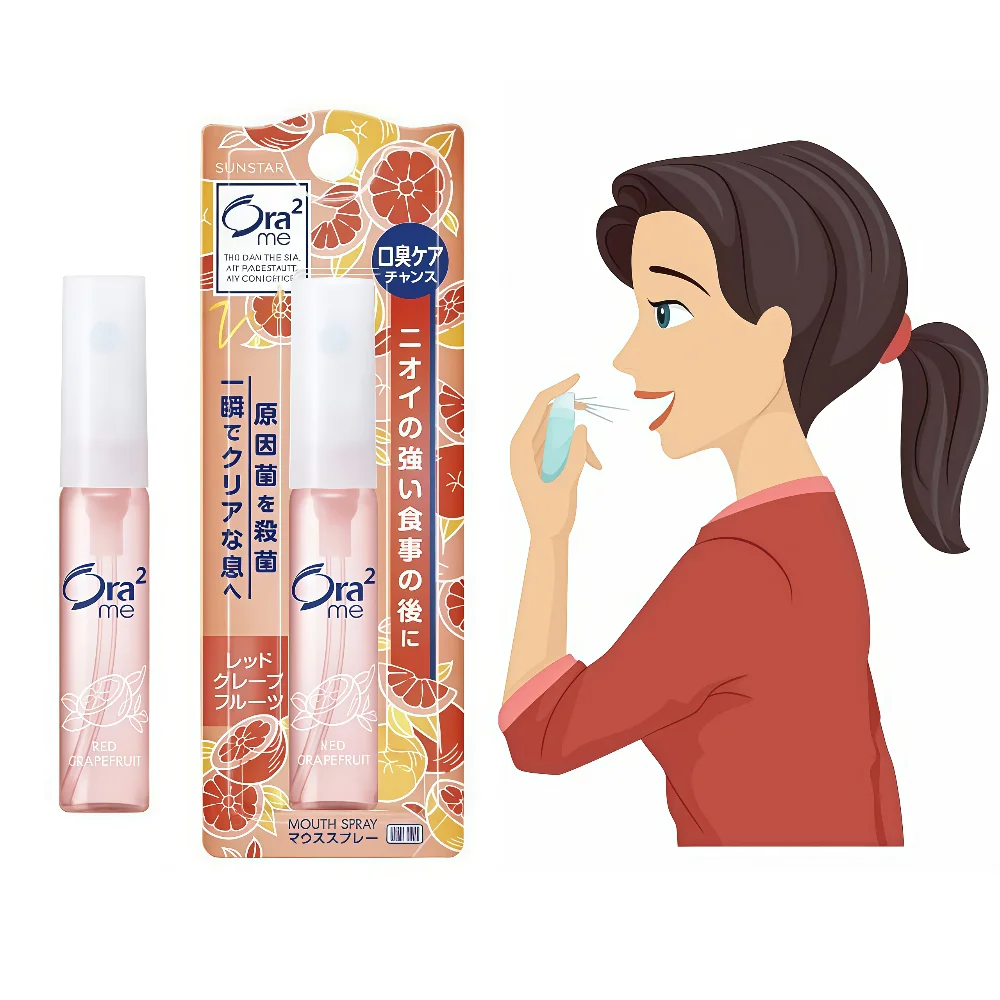 SUNSTAR ORA2 Mouth Spray Red Grapefruit