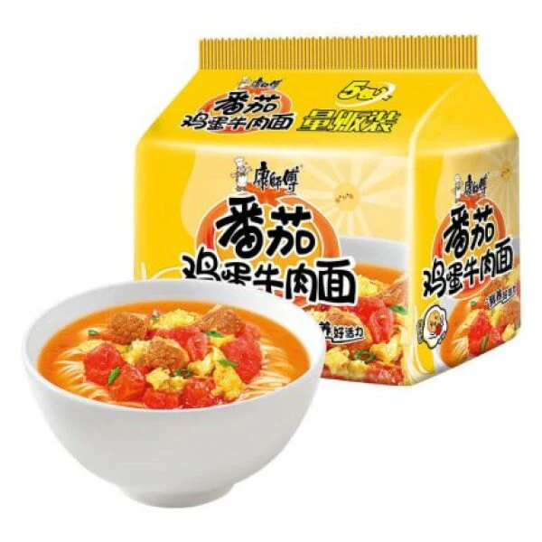 KSF Instant Noodle (Tomato & Egg Beef Flavor) 107g*5 Bag