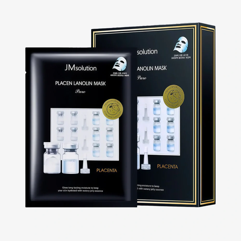 JM SOLUTION Placen Lanolin Mask 10pcs