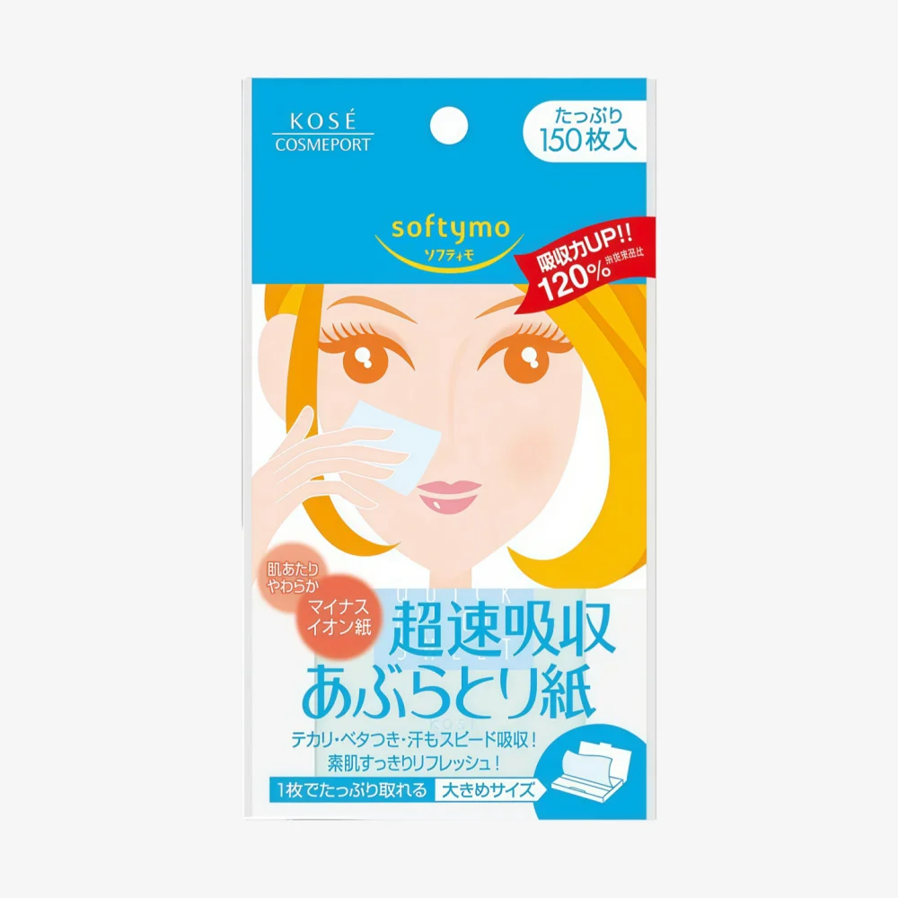 KOSE Softymo Super Fast Blotting Paper 150pcs