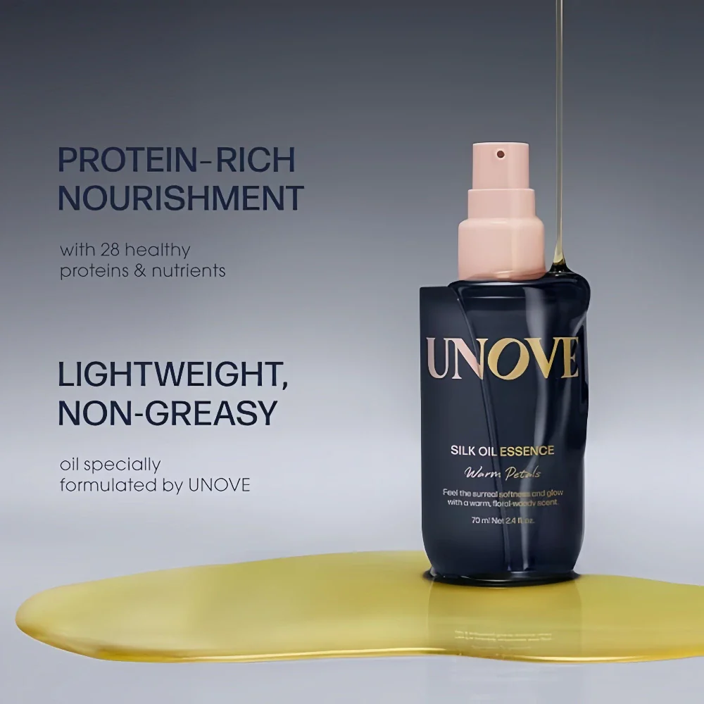 Unove Silk Oil Essence 70ml - Tender Bloom