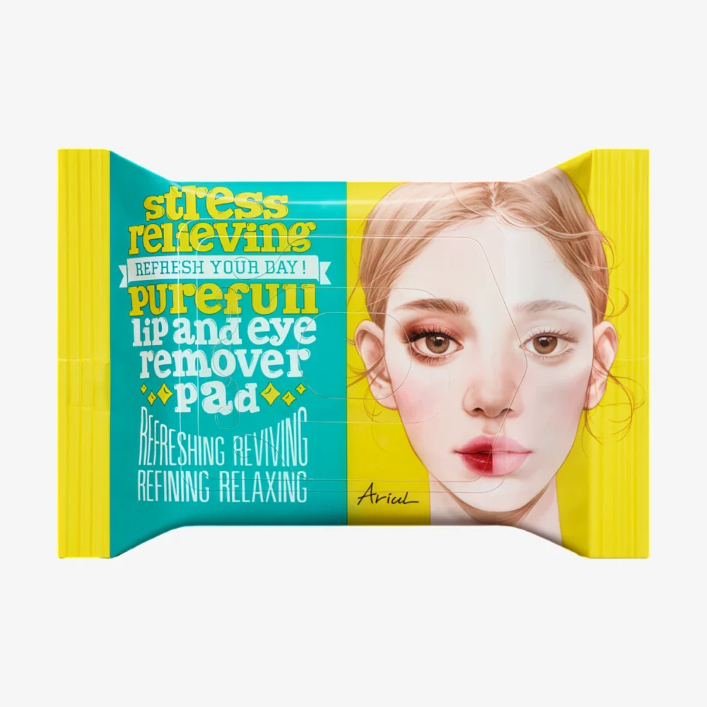 ARIUL Stress Relieving Purefull Lip and Eye Remover Pad (30 sheets)
