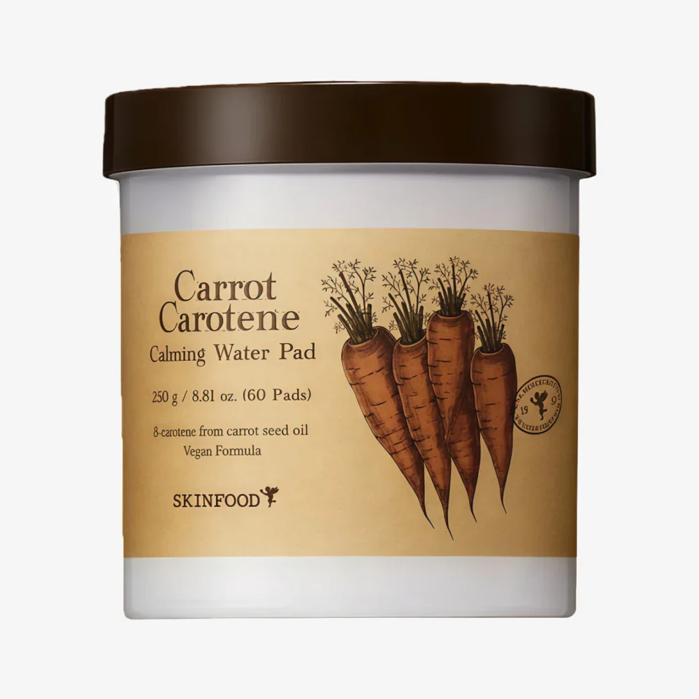 SKINFOOD Carrot Carotene Calming Water Pad 60pcs