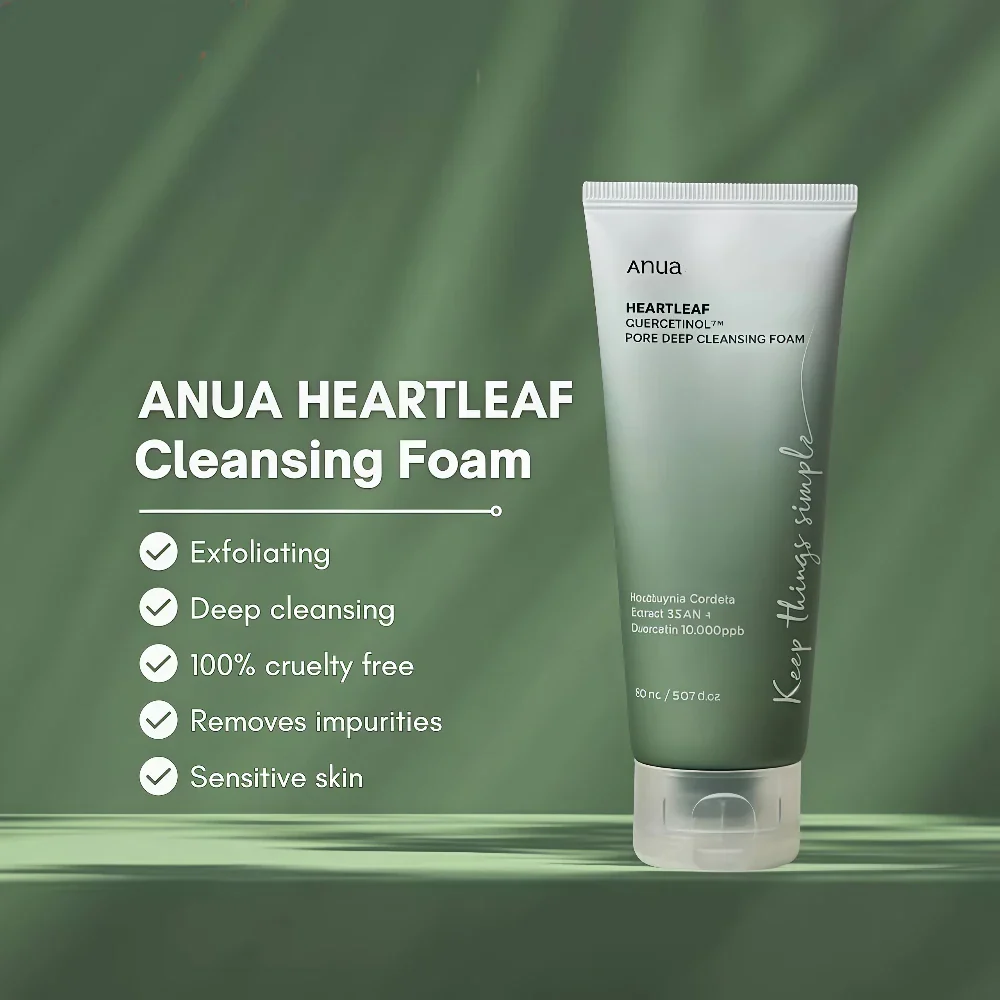 ANUA Heartleaf Quercetinol Pore Deep Cleansing Foam 150ml