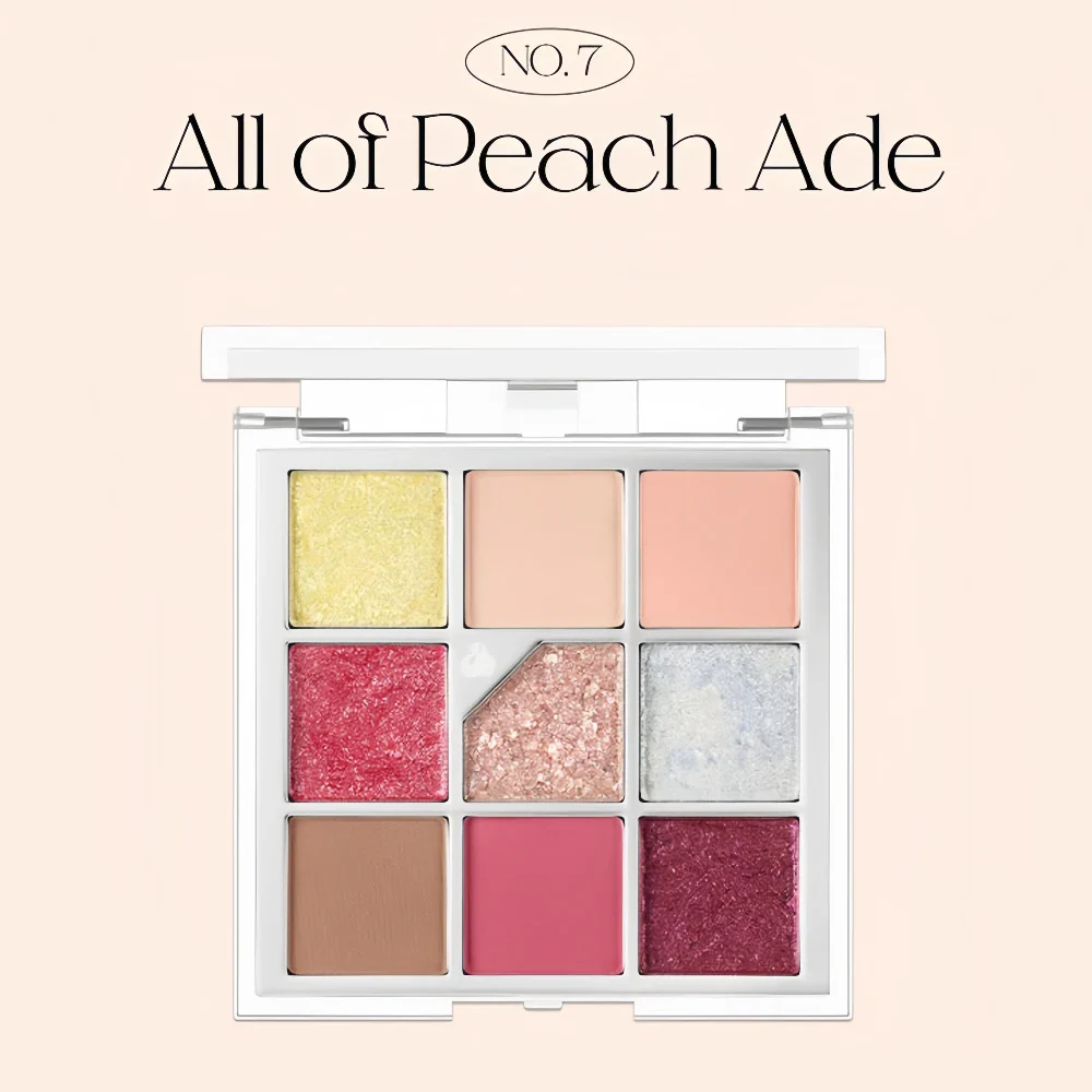 unleashia Glitterpedia Eye Palette No.7 All of Peach Ade