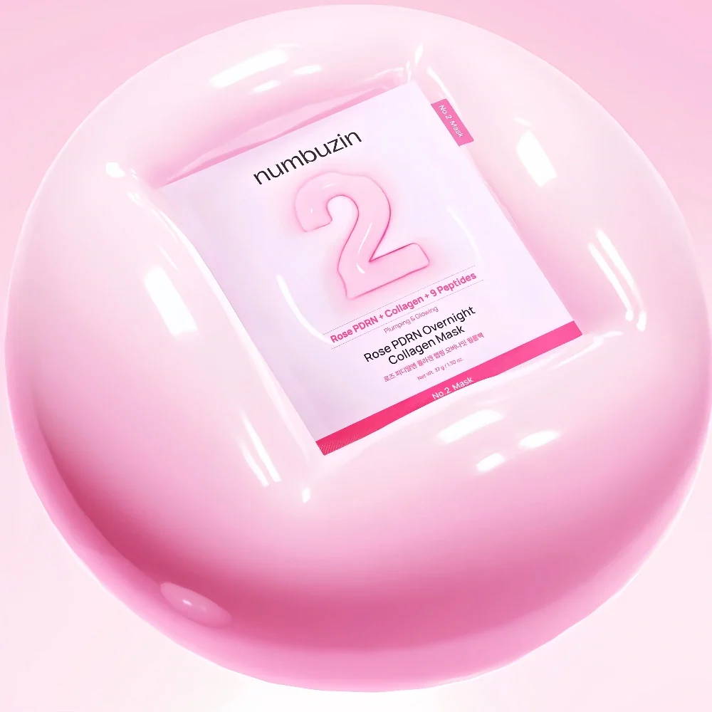 Numbuzin No.2 Rose PDRN Collagen Mask (4 sheets)