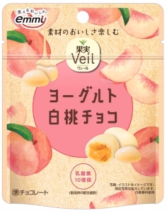 EMMY Shoei Delicy Fruit Veil Yogurt White Peach Chocolate 32g