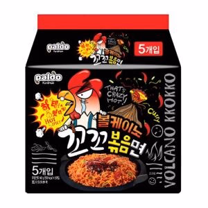 Paldo Volcano Hot & Spicy Chicken Noodles 140g*4 bags