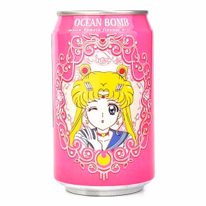 Ocean Bomb Sailor Moon Sparkling Water (Pomelo Flavor) 330ml