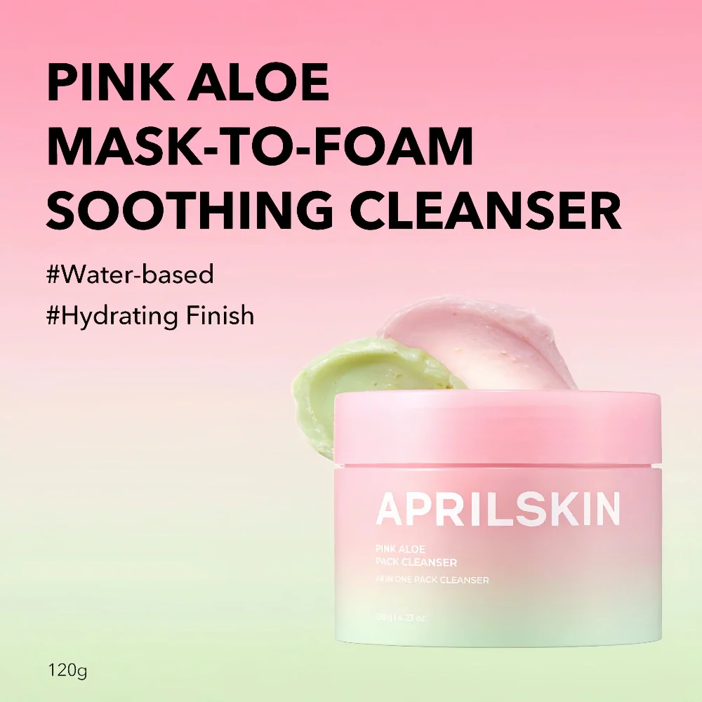 APRILSKIN Pink Aloe Pack Cleanser 120 g