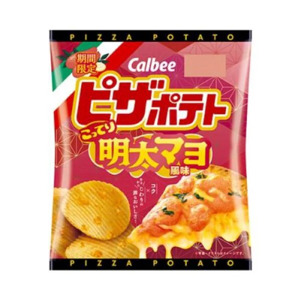 CALBEE Potato Chips Pizza Mentaiko Mayonnaise Flavor 57g