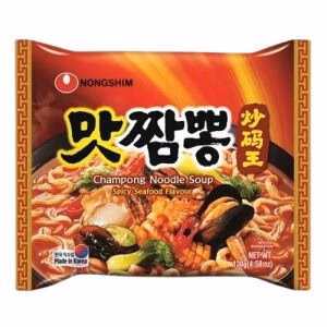 Nongshim Champong Ramen Spicy Seafood Flavor 130g