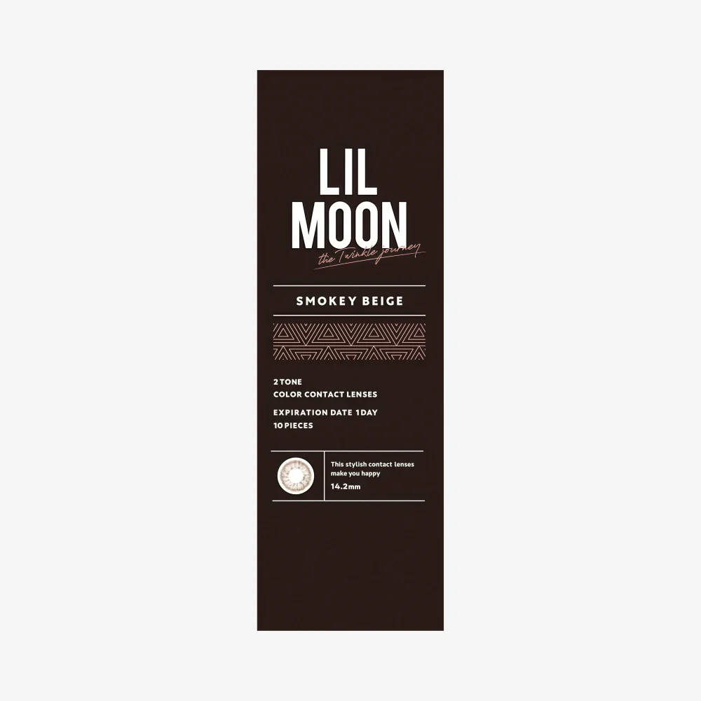 LILMOON 1 Day Smokey Beige Contact Lens | 10pcs -2.50