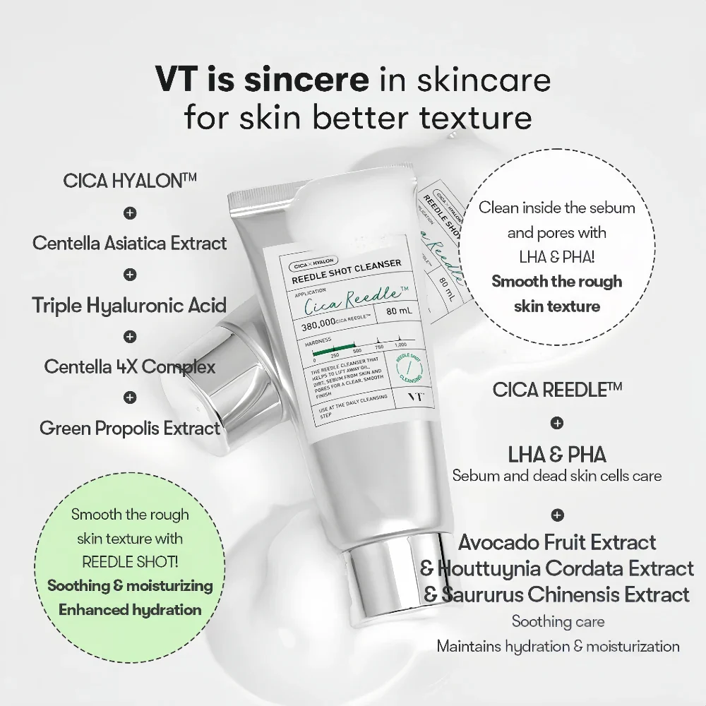 VT Reedle Shot Cleanser 80ml