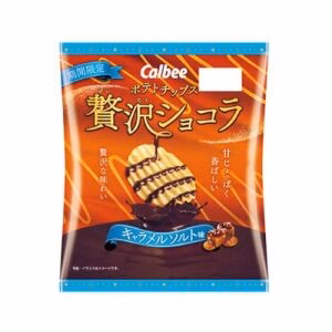 Calbee | Luxury Chocolate Salt Caramel chips 48g