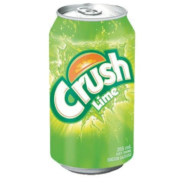 Crush Lime Flavor Soda 355 ml
