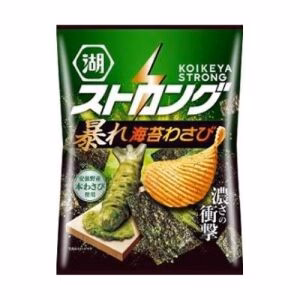 KOIKEYA Potato Chips Strong Seaweed Wasabi Flavor 53g
