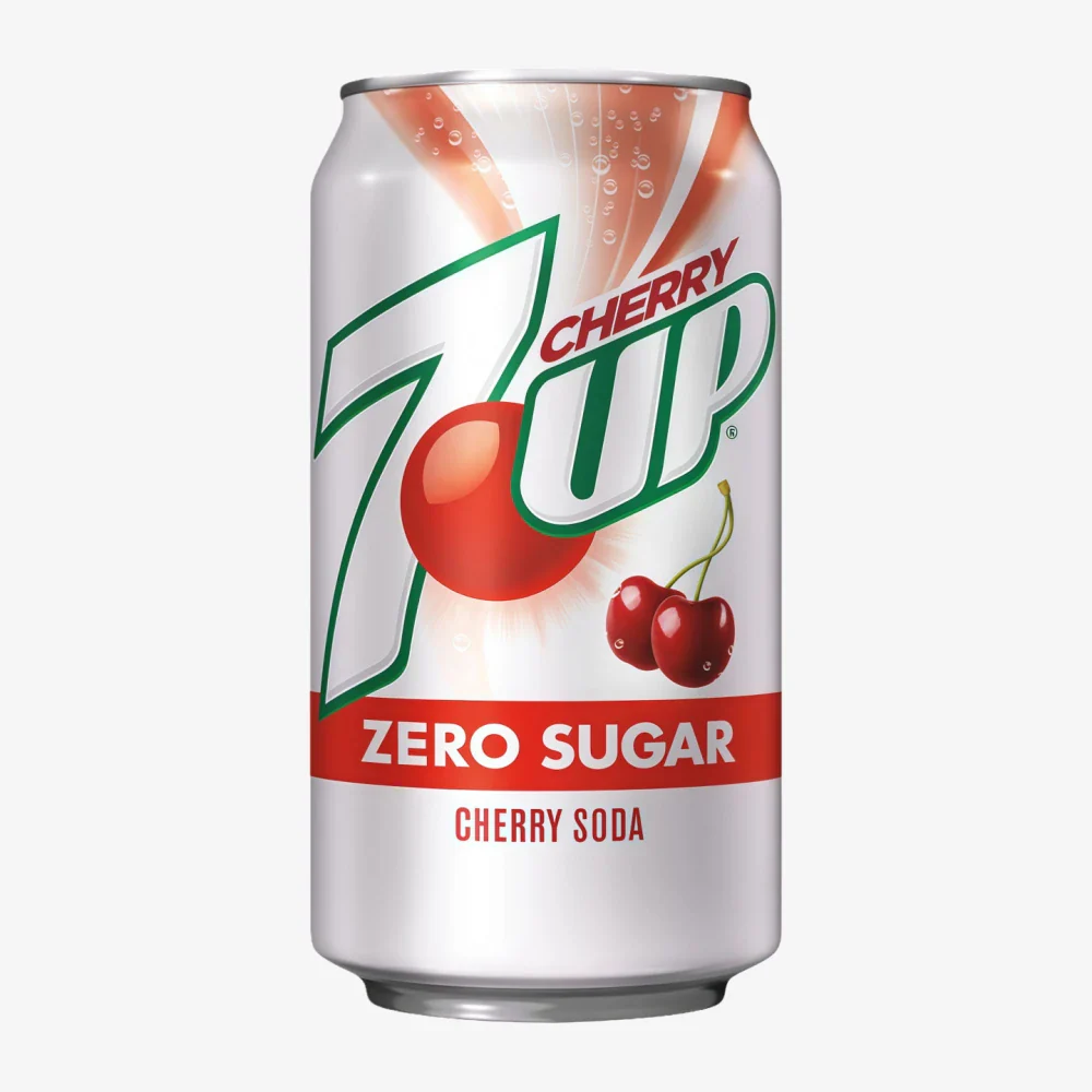 7 UP Zero Sugar Cherry Soda 355ml