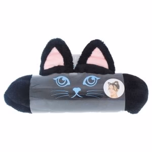 PURE SMILE Headband Cat Black
