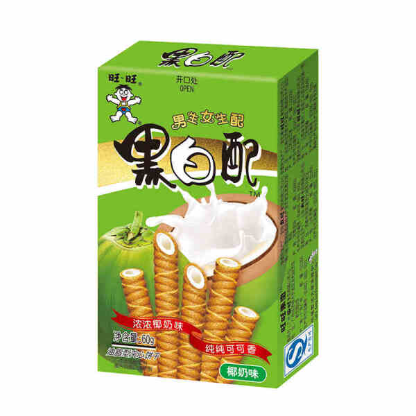 WANT WANT Coconut  Wafer Roll 60g