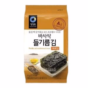 Chung Jung One Roasted Seasoned Laver (Perilla Oil) 1 pack