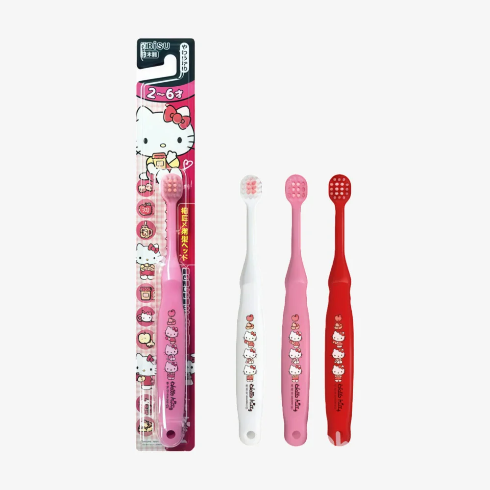 EBISU Kids Toothbrush Hello Kitty 2-6 years old