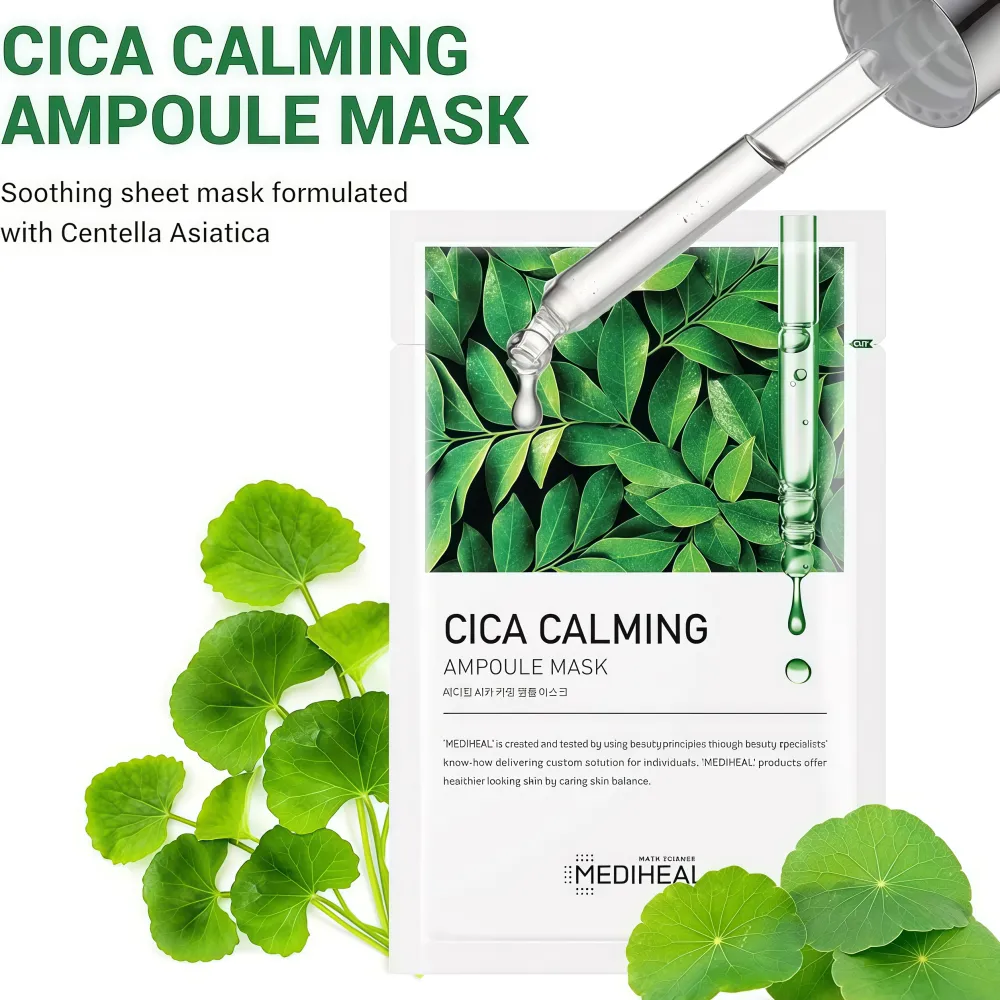 MEDIHEAL Cica Calming Ampoule Mask 10pcs