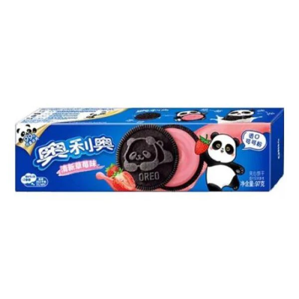 Oreo Sandwich Cookie Fresh Strawberry Flavor 97g