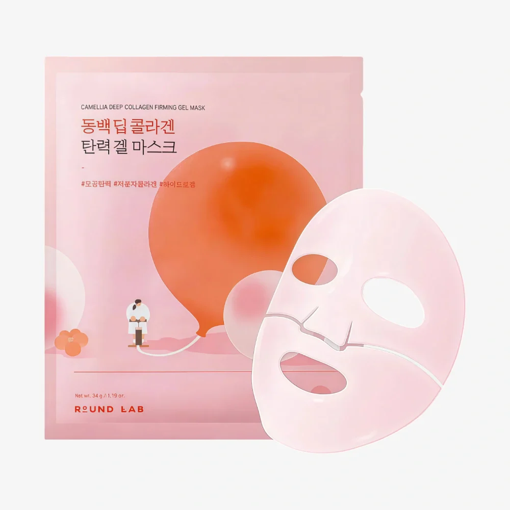 ROUND LAB Camellia Deep Collagen Firming Gel Mask (1)
