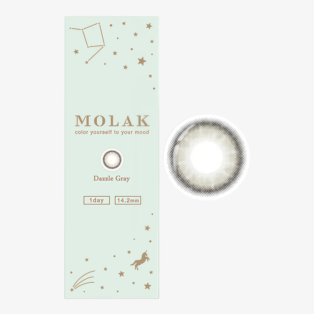 MOLAK Daily Contact Lens (Dazzle Gray) (10 Lenses) -1.50